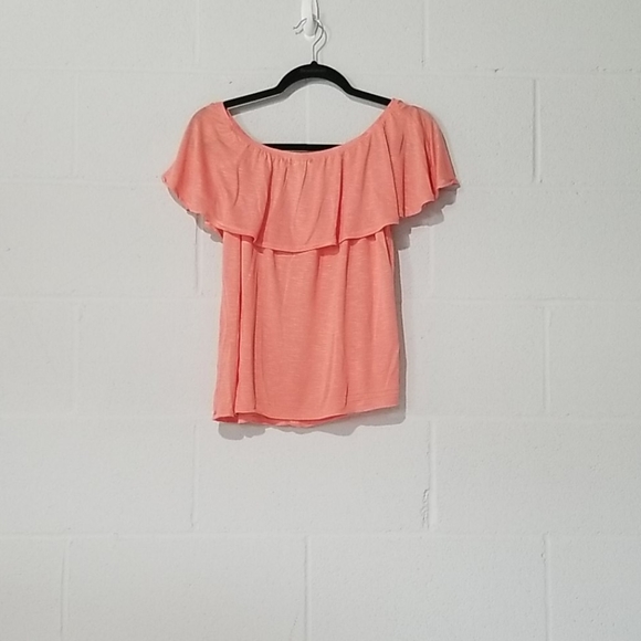 Cloud Chaser Pink off the shoulder blouse - Picture 5 of 10